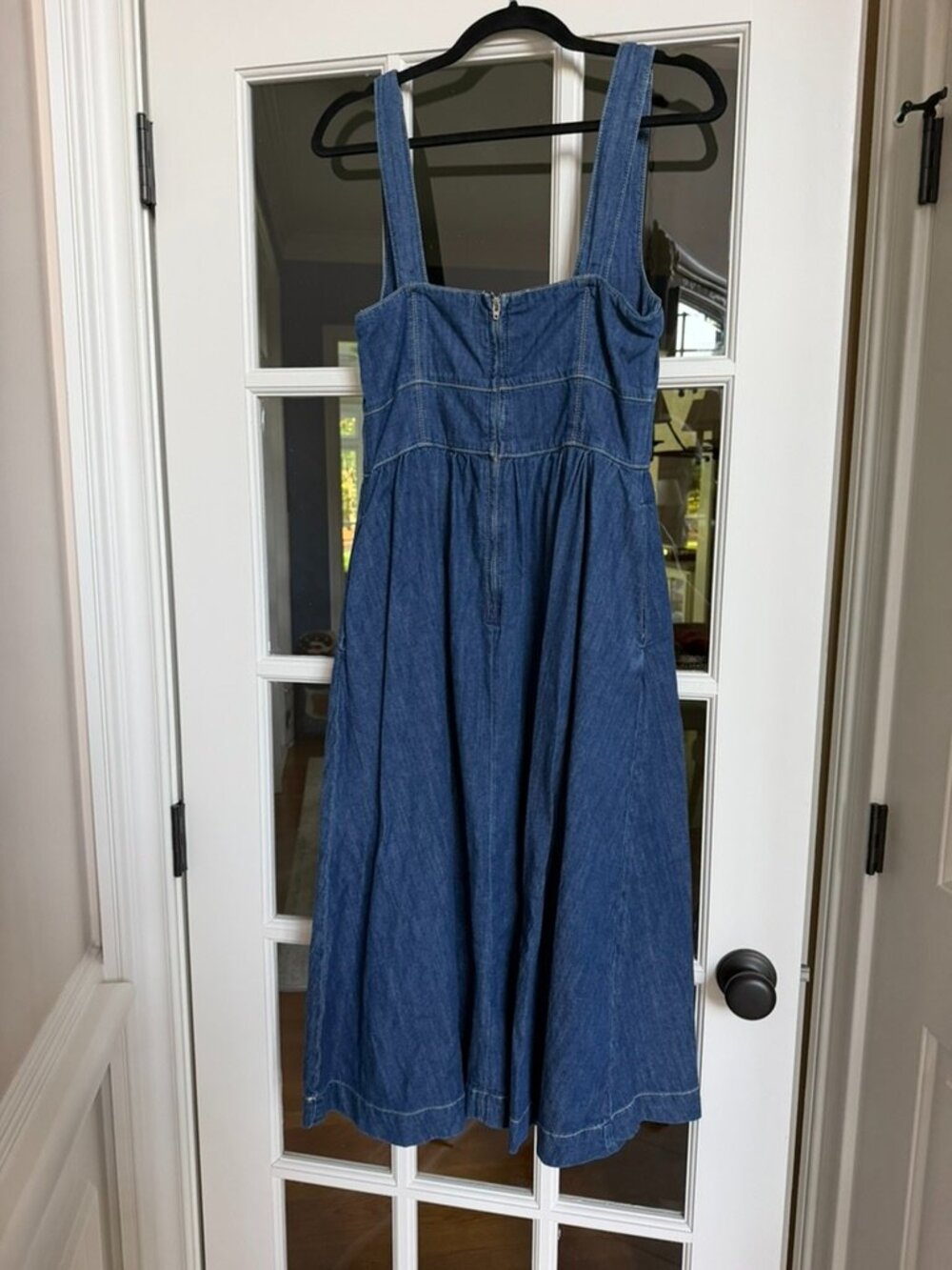 Reformation Jeans Tagliatelle Denim Midi Dress - Barely Worn! - Picture 5 of 6